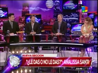 Pronto.com.ar- Annalisa le tiró los perros a Santiago Del Moro