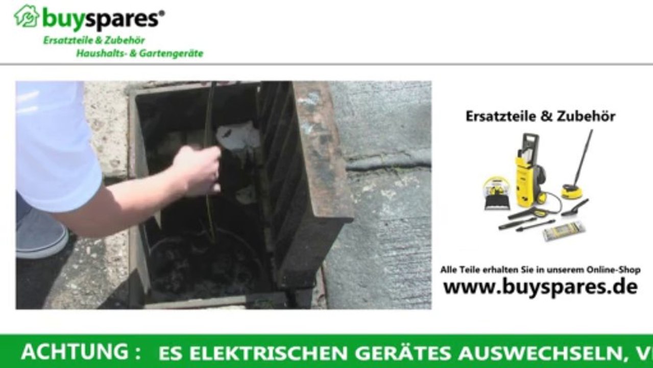 So reinigt man Abflussrohre mit dem Kärcher Hochdruckreiniger