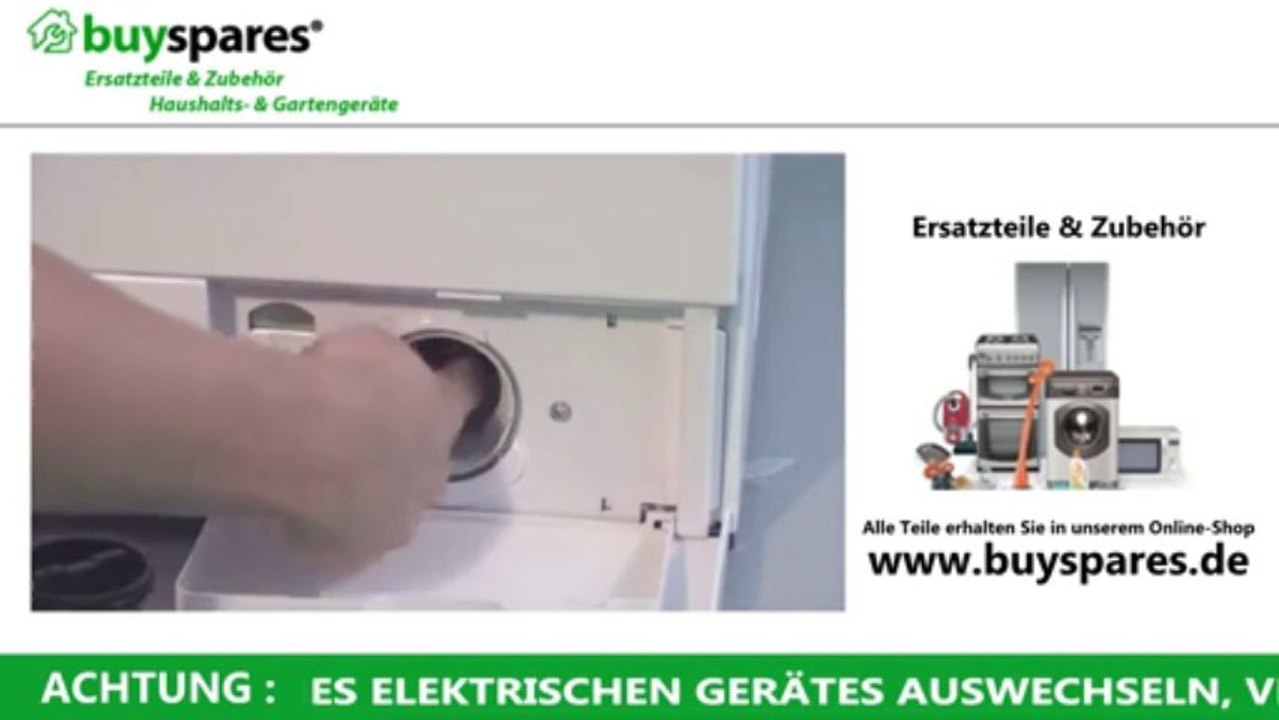 Flusensieb einer Waschmaschine reinigen