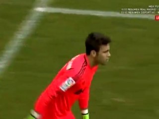 Toms Mejías, portero del Real Madrid