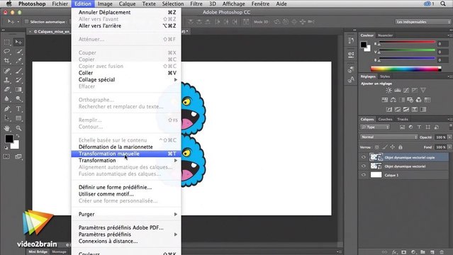 Tutoriel Illustrator : Créer des objets dynamiques vectoriels pour Photoshop | video2brain.com