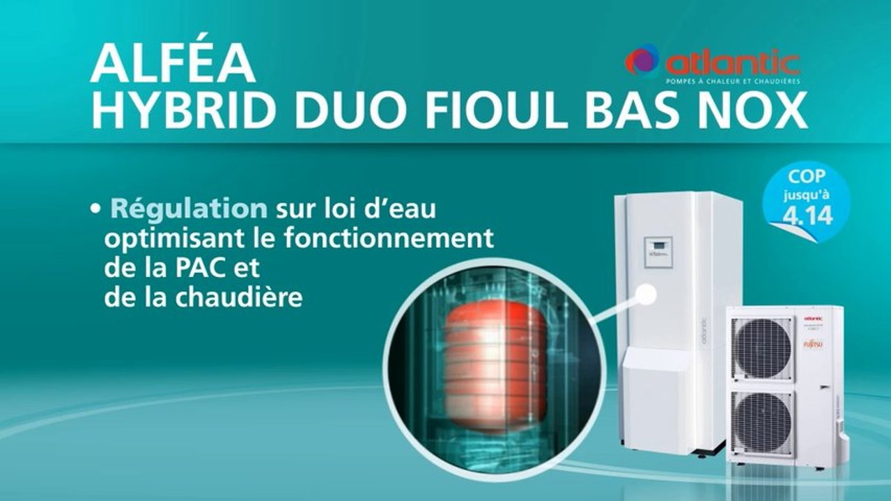 Alféa Hybrid Duo Fioul Bas Nox- Pompe à chaleur
