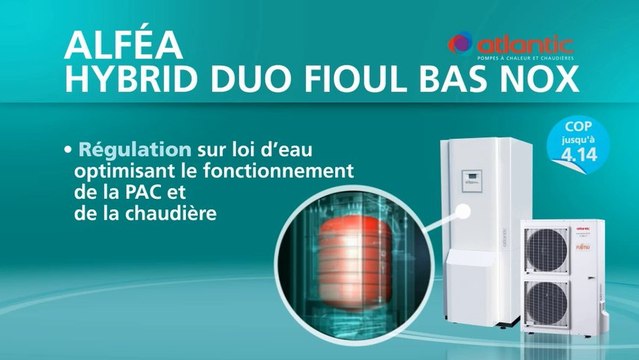 Alféa Hybrid Duo Fioul Bas Nox- Pompe à chaleur
