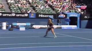 Simona Halep - Dominika Cibulkova (AO 2014 - QF) Set 1