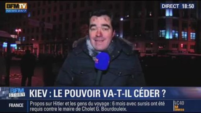 BFM Story: Ukraine: les manifestants posent un ultimatum au président Viktor Ianoukovitch - 23/01