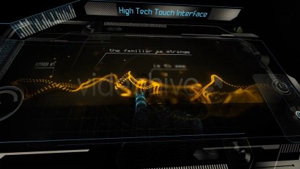 High Tech Touch Interface - After Effects Template