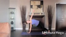 5 Minute Yoga - Side Plank Left Side