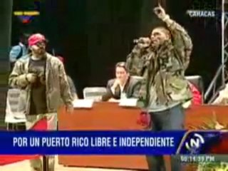 Intifada en el foro en Caracas Por un Puerto Rico Libre