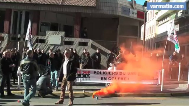 Grogne des policiers dans le Var