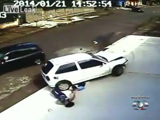 Kid escapes unharmed