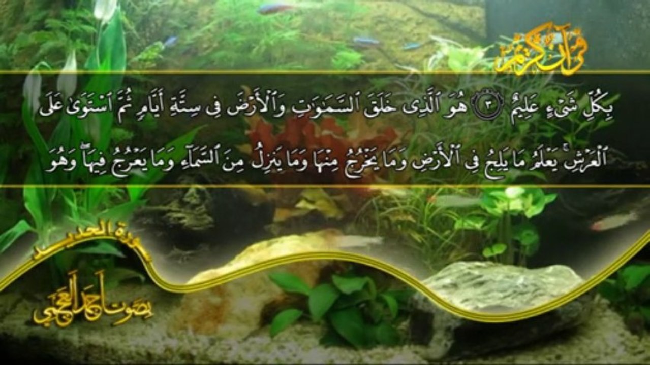 سورة الحديـد كاملة بصوت القارئ أحمد العجمي