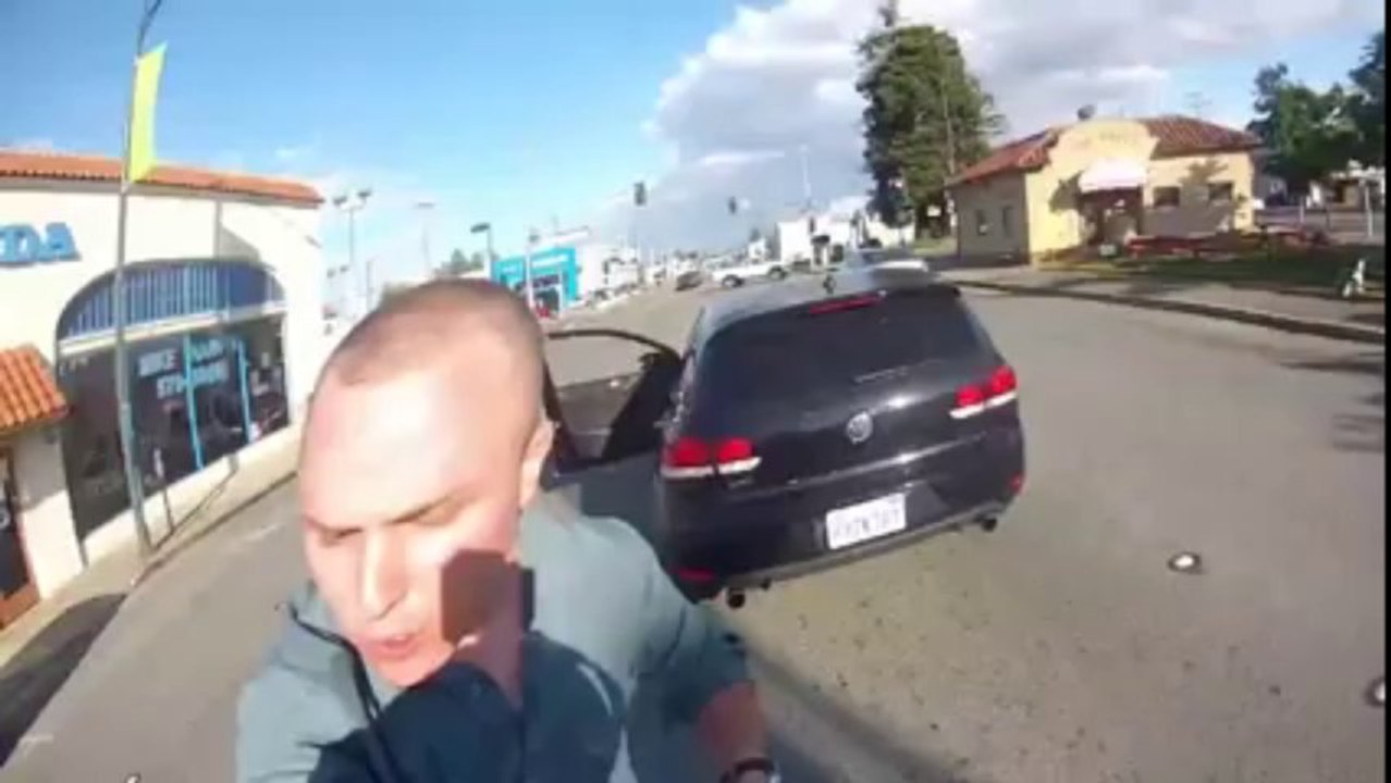 Road Rage Douchebag Caught On Cam