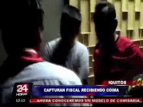 Sorprenden a fiscal antidrogas recibiendo coima de 5,000 soles en Iquitos