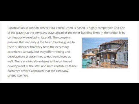 Hira Construction l Highly Trained Workforce