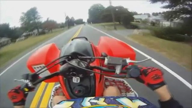 Long 400ex Quad Bike Wheelie