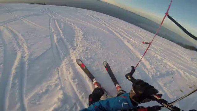 Salève - 22 Janvier - Petite session en fin d'après-midi :)