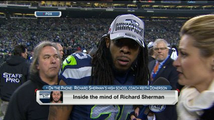 Sherman's high school coach for social