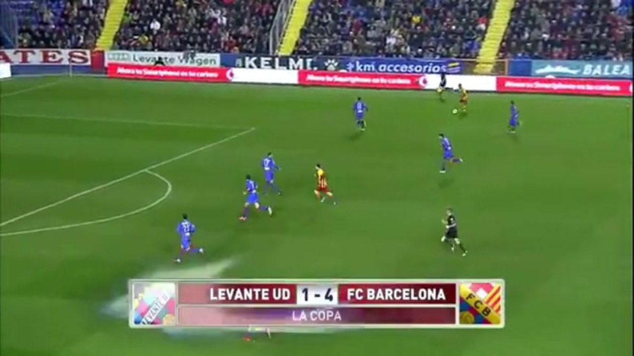 Levante 1 Barça 4
