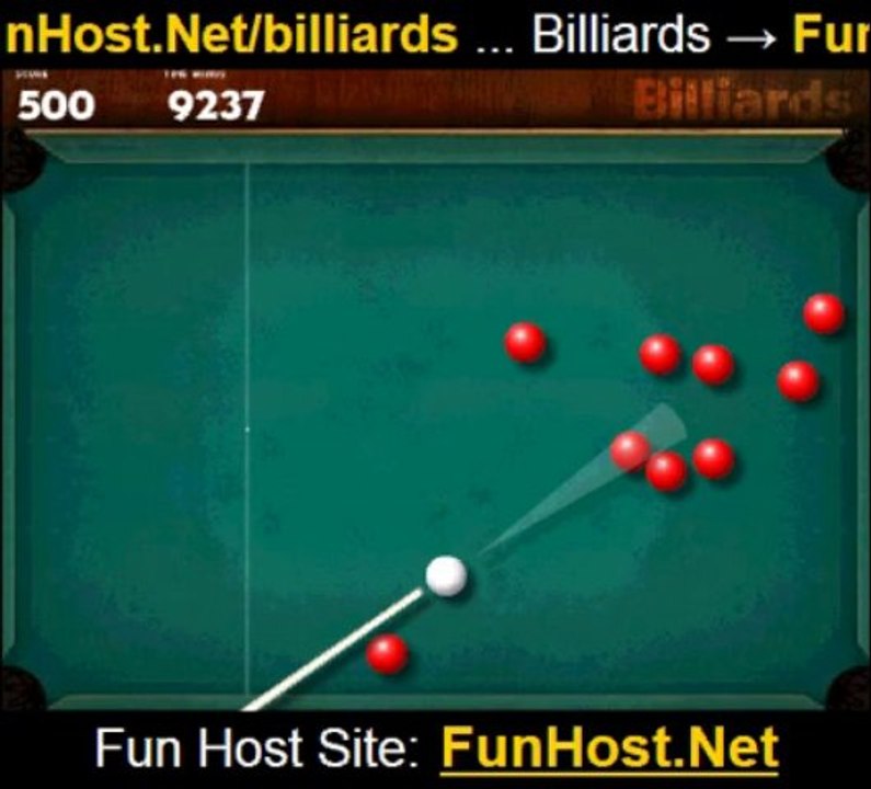 Jouer à billard - Jeu vidéo gratuit