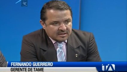 Tame suspende temporalmente los vuelos a Caracas, Ecuador