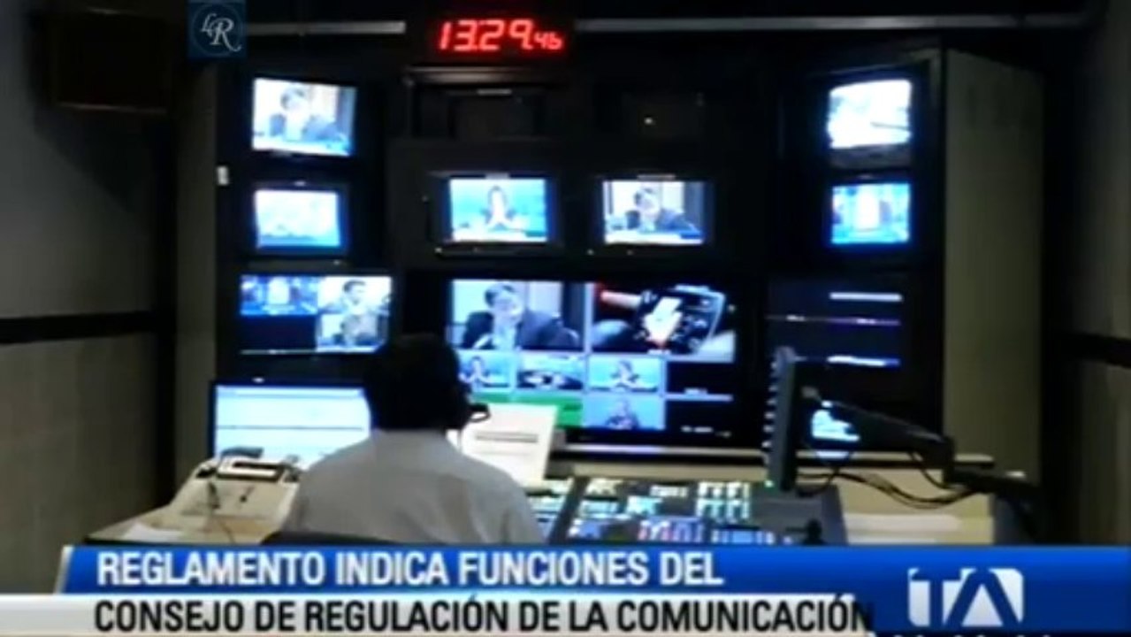 Reglamento indica funciones del consejo de regulación de la comunicación, Ecuador