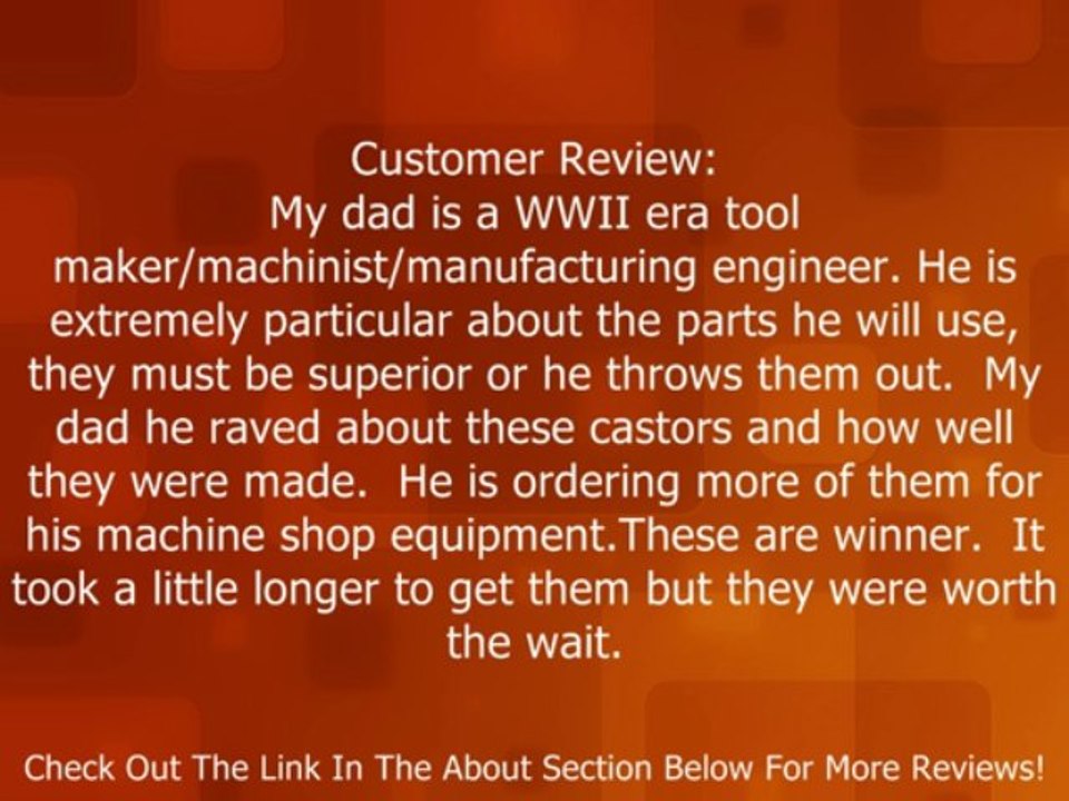 Footmaster Gd-60f Leveling Caster (Each) Review