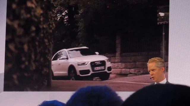 AUDI Q3 (Scott Keogh) and AUDI A8 (Rupert Stadler) Introduced at NAIAS 2014 Detroit Bob Giles NewCarNews.TV