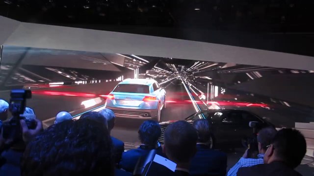 NAIAS AUDI Shooting Break Amazing Video Wall Reveal Non Giles NewCarNews.TV
