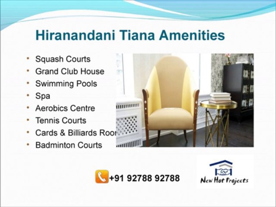 House Of Hiranandani - Tiana 2/3BHK Flat Navalur Chennai - Hiranandani Tiana 92788 92788