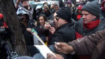 Zac Efron Fans Brave The Snow In New York