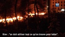 Kiev : des manifestants prêts à en découdre