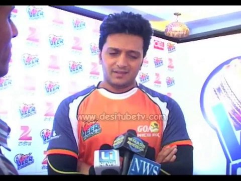 Riteish deshmukh is working hard to achive their goal in the cricket for Team veer marathi soon publishes in zee talkies Calenders 2014