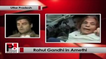 Rahul Gandhi visits Amethi, says Congress does not talk, but act