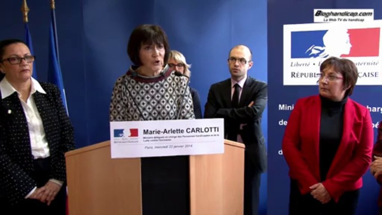 EXCLUSIF : Prise de parole de Marie-Arlette Carlotti - Point sur le handicap et la maltraitance - www.bloghandicap.com - La Web TV du Handicap