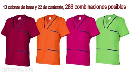 Uniformes sanitarios personalizados cientos de combinaciones