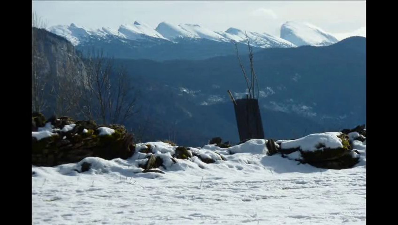 Balade hivernale à La Goulandière  Les Coulmes Vercors  (38 Isère)