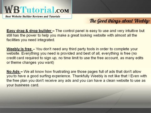 Weebly Website Builder Review