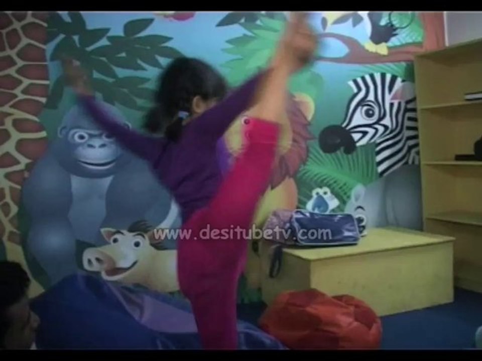 Dance  children  Master in dance  giving their  interview & preformance  of Boogie Woogie contestant