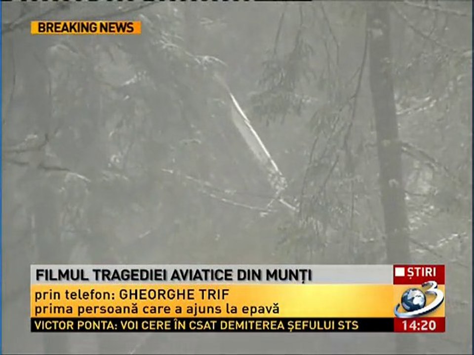 GHEORGHE TRIF, unul dintre localnicii salvatori din Horea la accidentul aviatic din Apuseni: "DUMNEZEU M-A INDREPTAT SPRE EI"