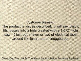 Cord Grommet 1-1/2" (5 Pack) 11037bk Review
