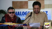 2014,  enero  22.   Las FARC denuncian exterminación de activistas políticos Marcha Patriótica.   Iván Márquez.