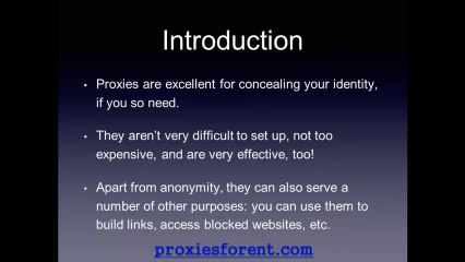 Should You Use Proxies?