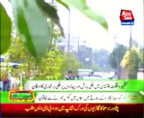 Weather situation all over the country