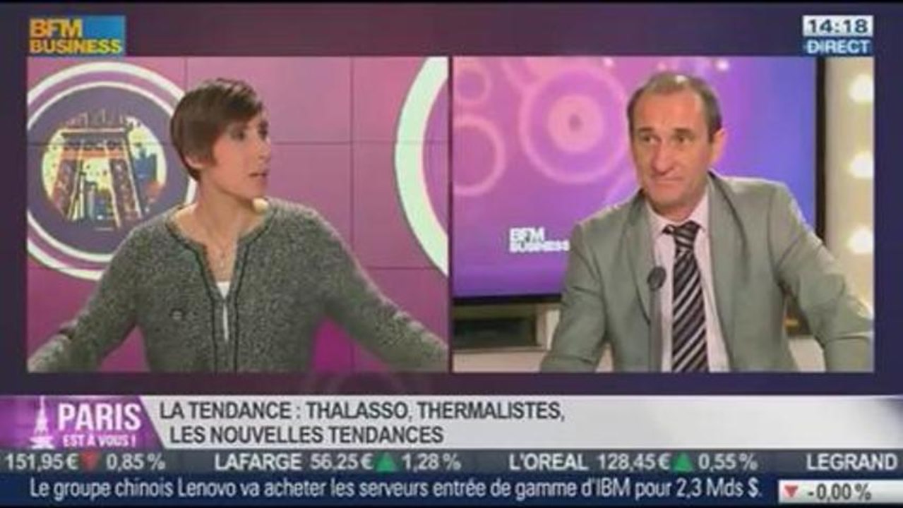 La tendance du moment: Thalasso, thermalistes, les nouvelles tendances, dans Paris est à vous – 23/01