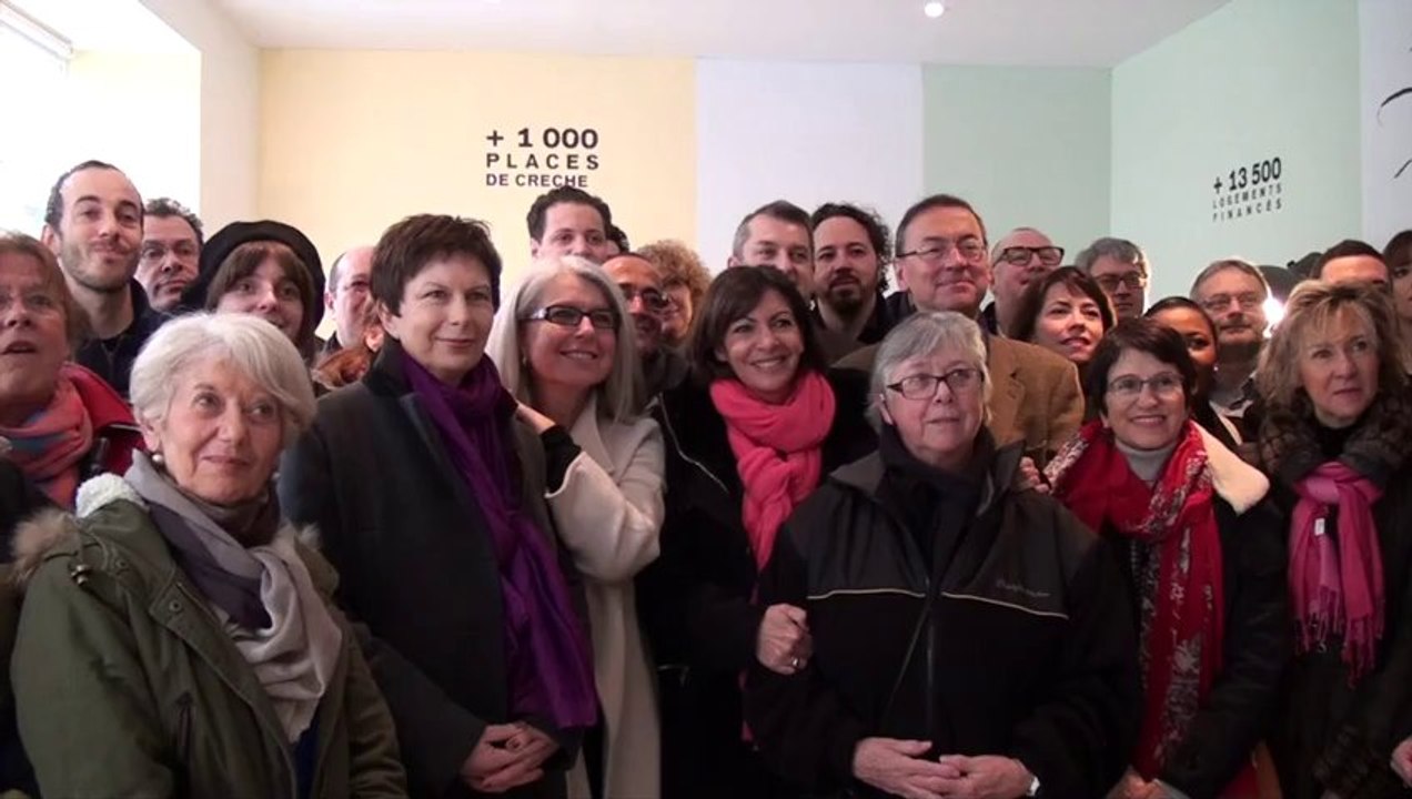 Au coeur de la campagne - Inauguration du local et porte à porte avec Anne Hidalgo