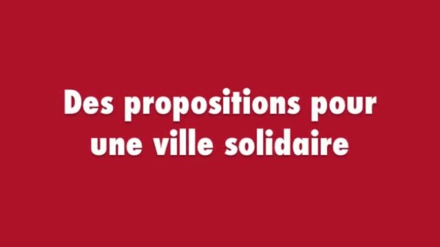 Municipales 2014-Liste « L'humain d'abord » - Propositions pour une ville de Beauvais solidaire