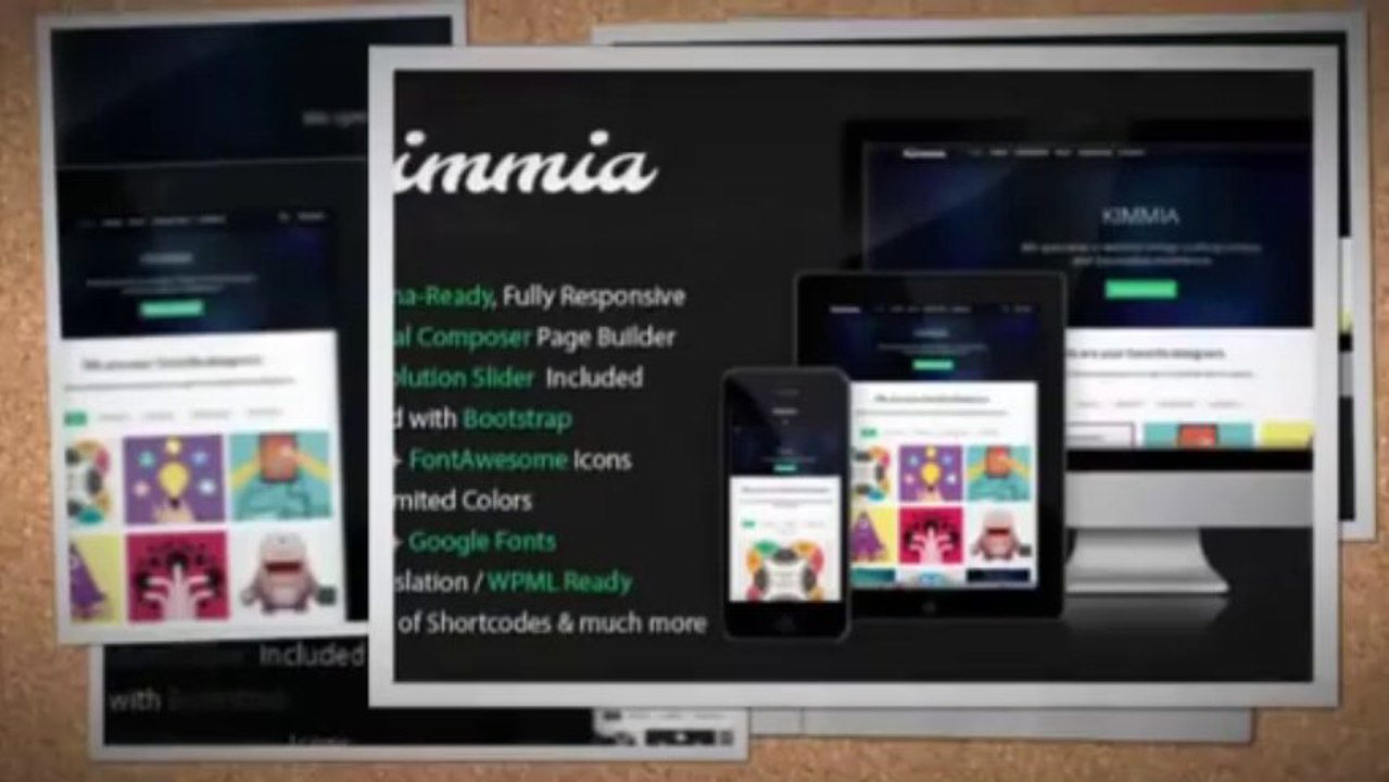 Kimmia Responsive Creative WordPress Theme Download