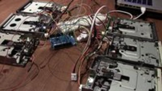 Star Wars Imperial March...on floppy drives