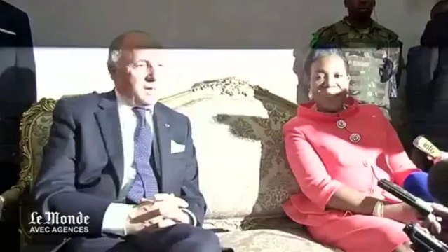 Laurent Fabius rencontre la nouvelle présidente centrafricaine Catherine Samba-Panza