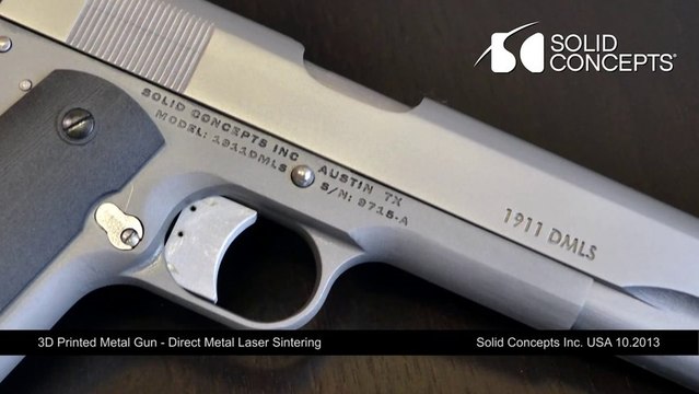 3D Yazıcı İle Üretilen Dünyanın İlk Metal Silahı